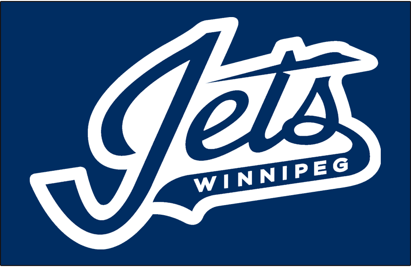 Winnipeg Jets 2018-Pres Wordmark Logo fabric transfer version 2